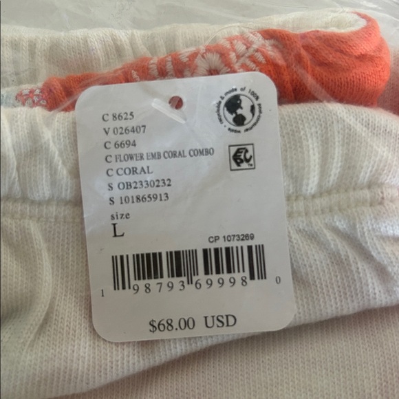 Free People Movement Way To Go Shorts in Floral Embroidered Coral Combo - Picture 13 of 14